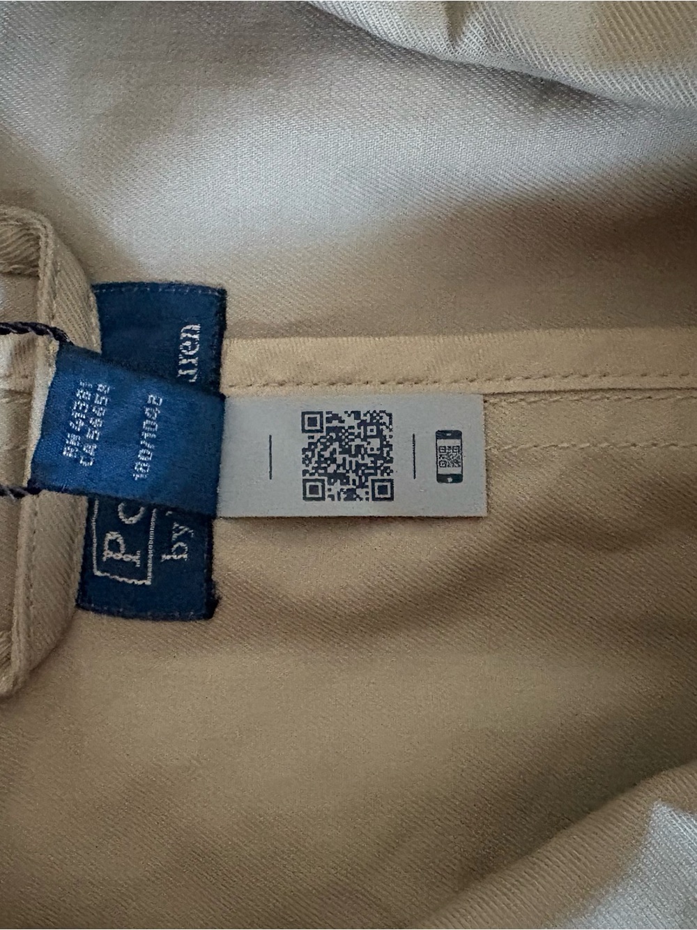 NEW POLO RALPH LAUREN SZ XXL Khaki Beige Cotton Twill Jacket Short Trench - Picture 9 of 11